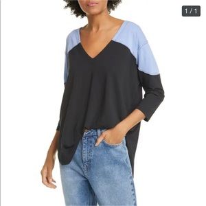 Free People Black Color Block